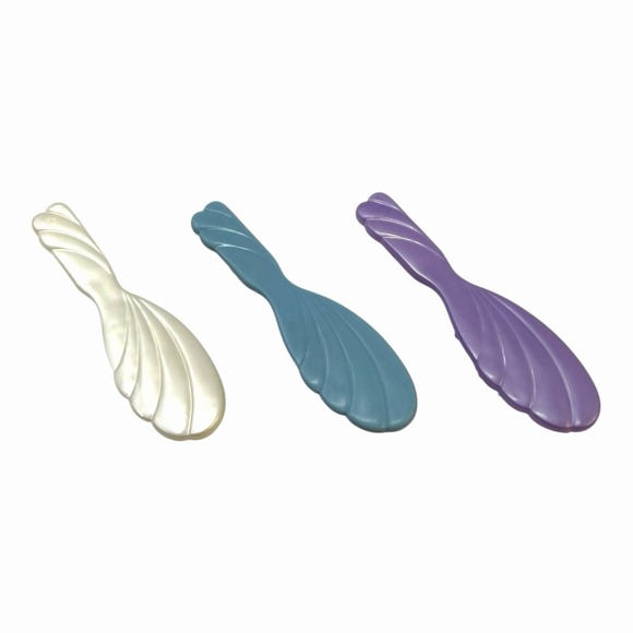 Barbie Other - Barbie Hair Brush Lot of (3) - White, Blue, Purple 1990s